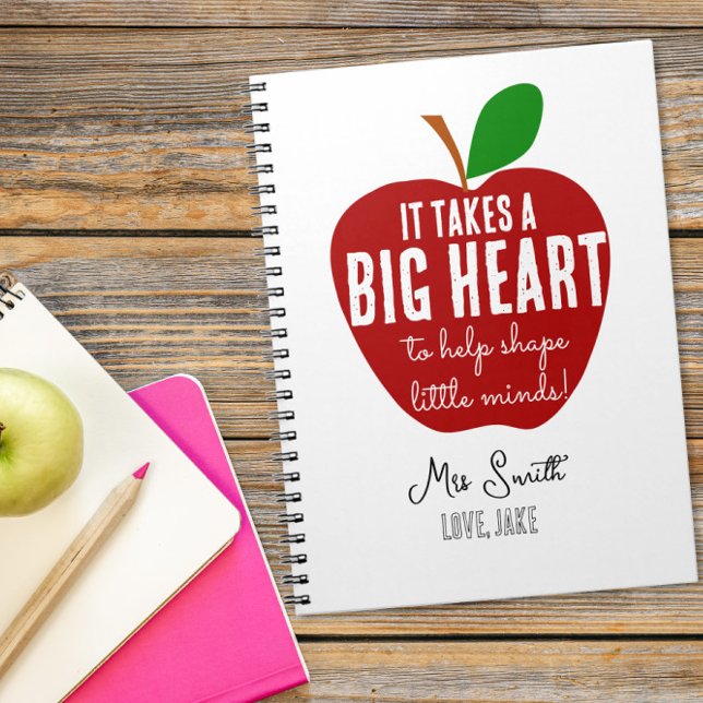 Cuaderno Gran manzana roja Regalo de Navidad para profesor  (Subido por el creador)