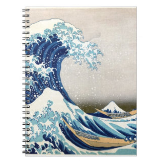 Cuaderno Gran ola del Bella Artes Kanagawa Hokusai