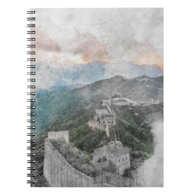 Cuaderno Gran pared de acuarela de china (Frente)