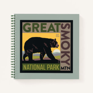 Cuaderno Gran Parque Nacional de la Montaña Smoky  Oso