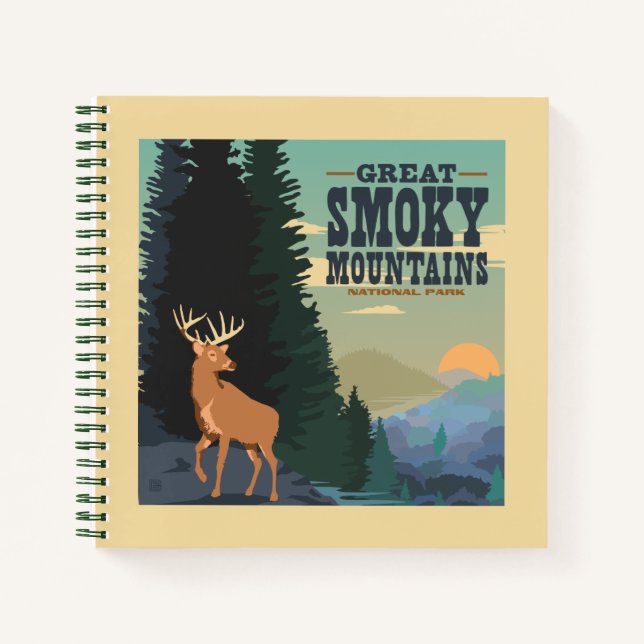 Cuaderno Gran Parque Nacional de Montañas Smoky (Anverso)