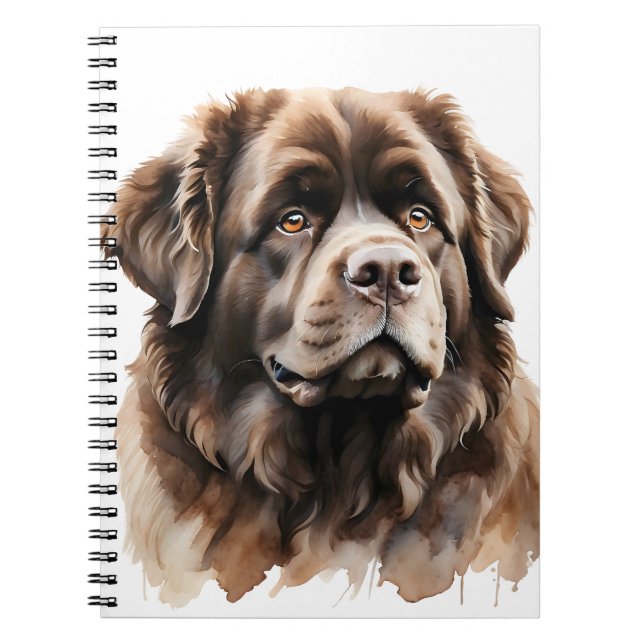CUADERNO GRAN PERRO DE BROWN NEWFOUNDLAND (Frente)