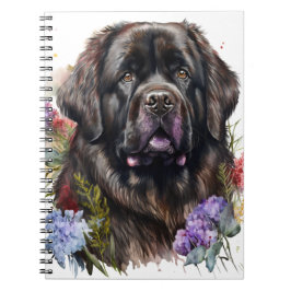 CUADERNO GRAN PERRO NEGRO NEWFOUNDLAND