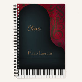 Cuaderno Gran piano de concierto negro