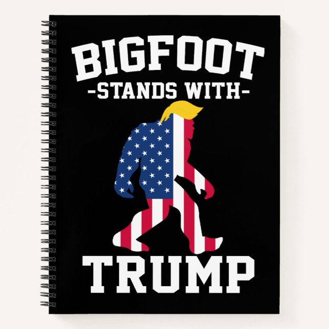 Cuaderno Gran pie de página con las elecciones de Trump de  (Anverso)