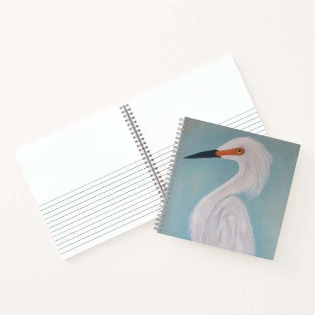 Cuaderno Gran Pintura de Bella Artes Egret Blanco (Interior)