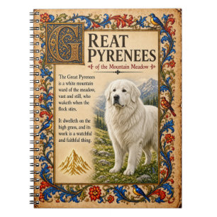Cuaderno Gran Pirineo, Arte de Bestiario Medieval