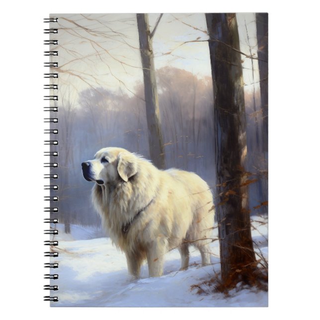 Cuaderno Gran Pirineo Deja que nieve Navidad (Frente)
