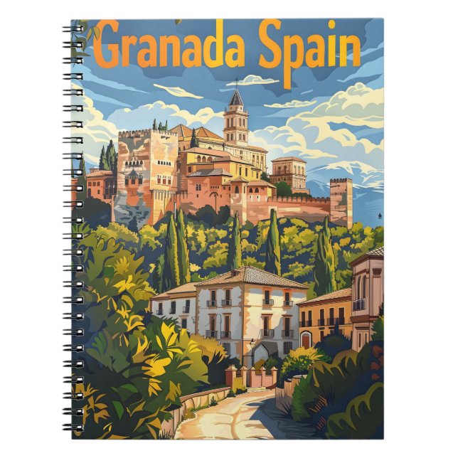 Cuaderno Granada España (Frente)
