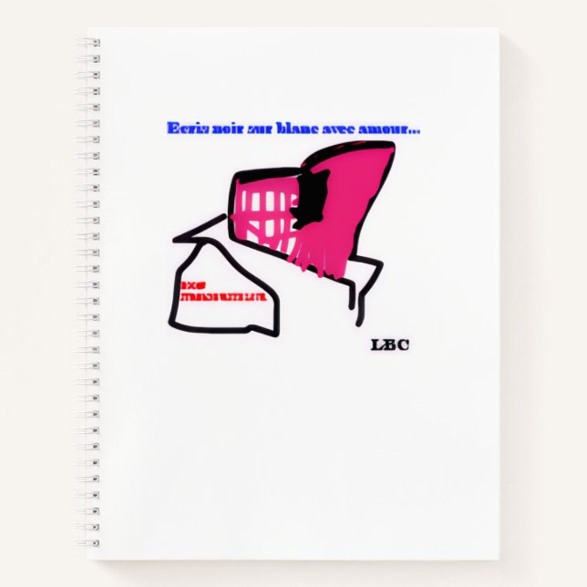 Cuaderno Grand carnet spirales- Boom! It's Made With Love. (Anverso)