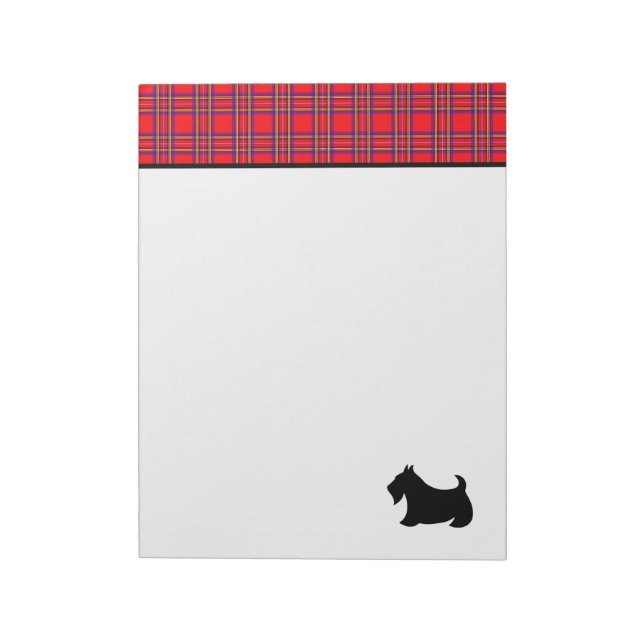 Cuaderno grande de Scottish Terrier (Lado Izquierdo)