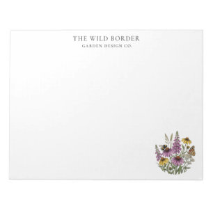 Cuaderno grande del jardín botánico de polinizador