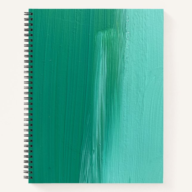 Cuaderno grande en espiral con diseño de Bermuda S (Anverso)