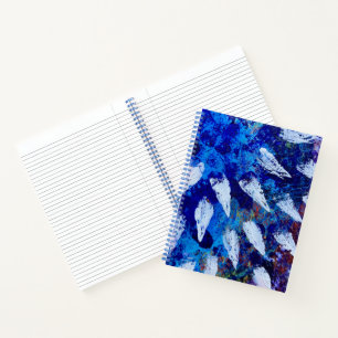 Cuaderno grande en espiral con diseño Skyburst