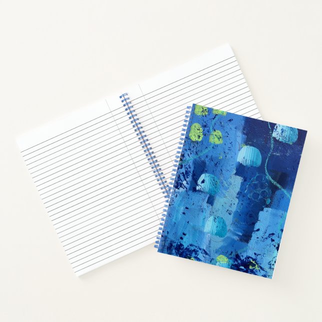Cuaderno grande en espiral de medusa (Interior)