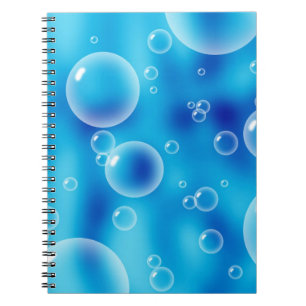 Cuaderno Grandes burbujas azules