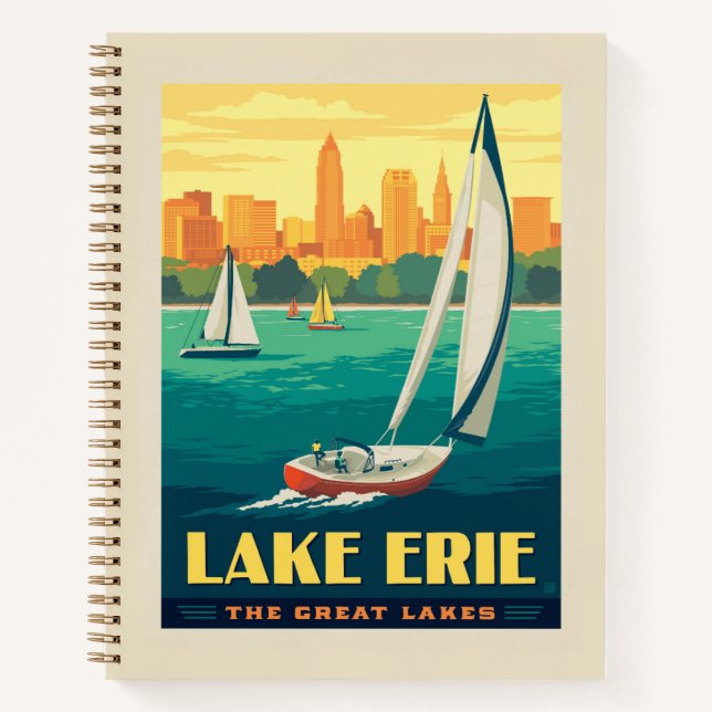 Cuaderno Grandes Lagos | Lago Erie (Anverso)