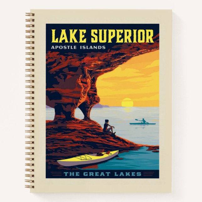 Cuaderno Grandes Lagos | Lago Superior (Anverso)