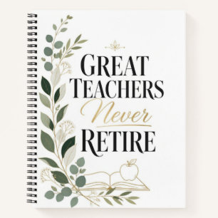 Cuaderno Grandes Maestros Nunca Se Jubilans