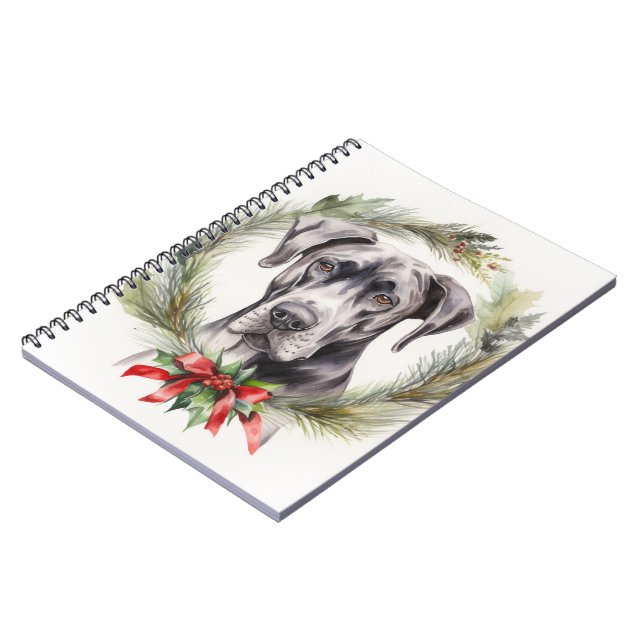Cuaderno Grandes Navidades de daneses de marionetas de flor (Lado Izquierdo)