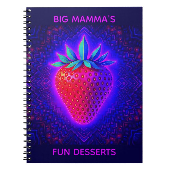 CUADERNO GRANDES POSTRES DIVERTIDOS DE MAMÁ (FRESAS) (Frente)