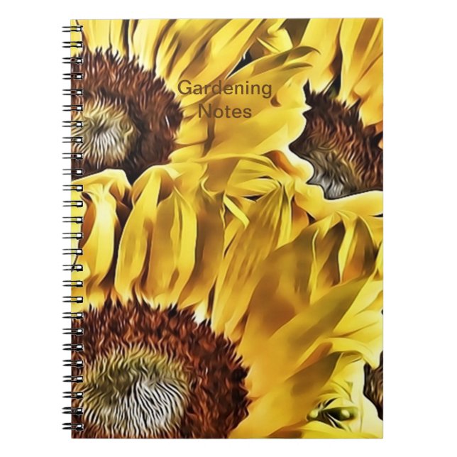 Cuaderno Grandes Sunflower (Frente)