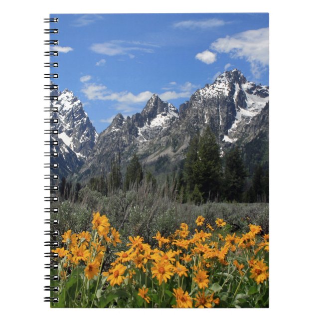 Cuaderno Grandes tetos con flores amarillas (Frente)
