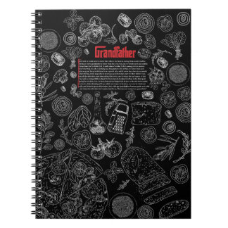 Cuaderno Grandfather Recipe Notebook