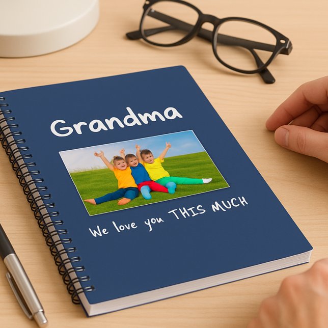 Cuaderno Grandma We Love You This Much Photo Christmas Gift (Subido por el creador)