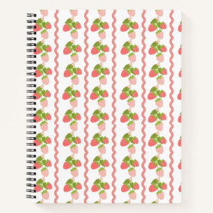 Cuaderno Grandmillenial fresa rosa dulce moderno