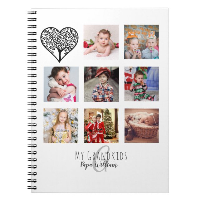 CUADERNO GRANDPA GIFT COLLAGE DE FOTOS ORGULLOSA GRANDAD (Frente)
