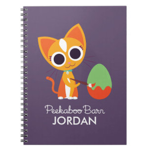 Cuaderno Granero Pascua el Purrl del Peekaboo el gato