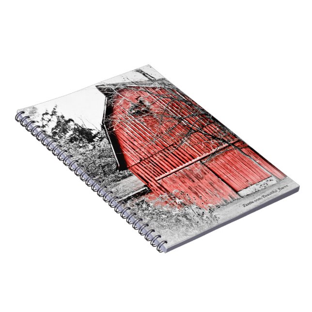 Cuaderno Granero rojo magnífico (Lado Derecho)