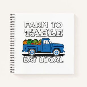 Cuaderno Granja A Mesa Alimentar El Apoyo Agrícola De Los