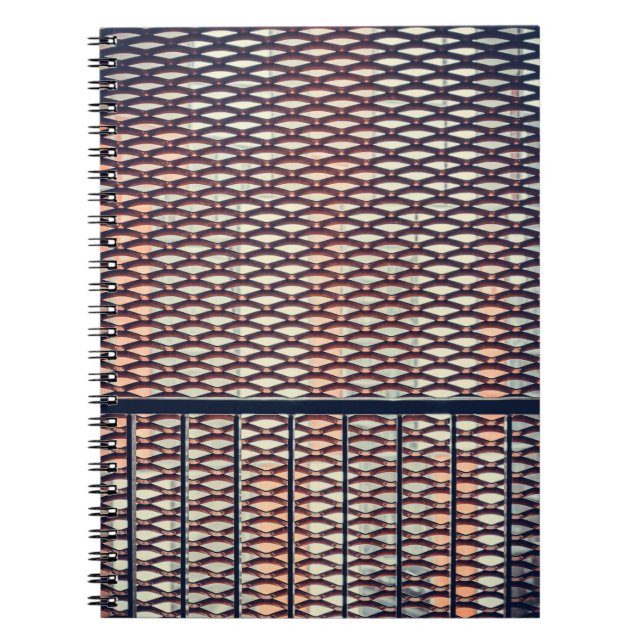 Cuaderno Granja de acero gris (Frente)
