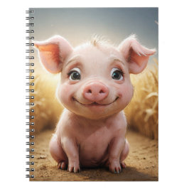 Cuaderno Granja de animales bebé: El cerdito