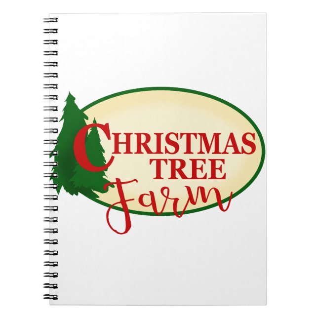 Cuaderno Granja de árbol de Navidad (Frente)