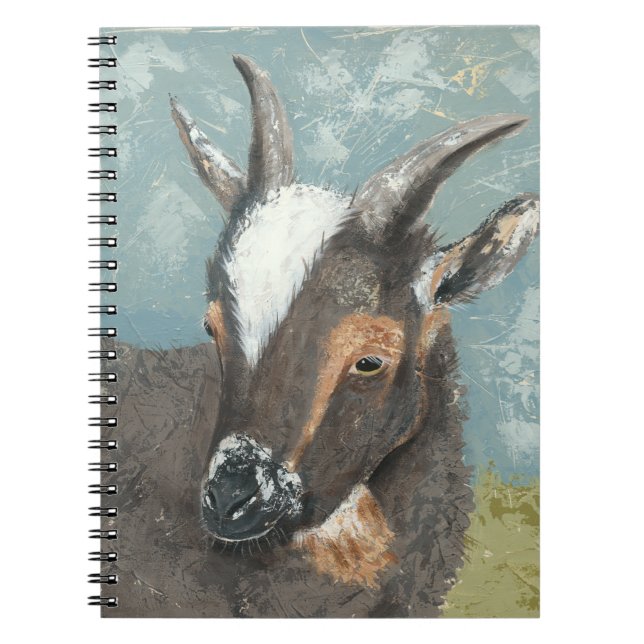 Cuaderno Granja de cabra gris (Frente)