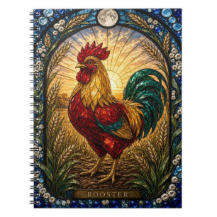 Cuaderno Granja de gallos / gallinas Patio del alba Illumin