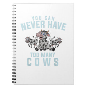 Cuaderno Granja de granjas de animales divertidos de vaca L