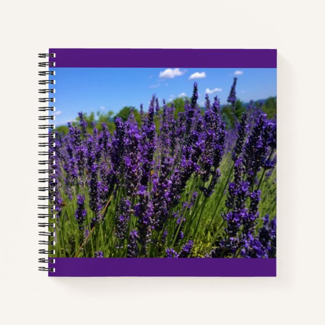 Cuaderno Granja de lavanda (Anverso)