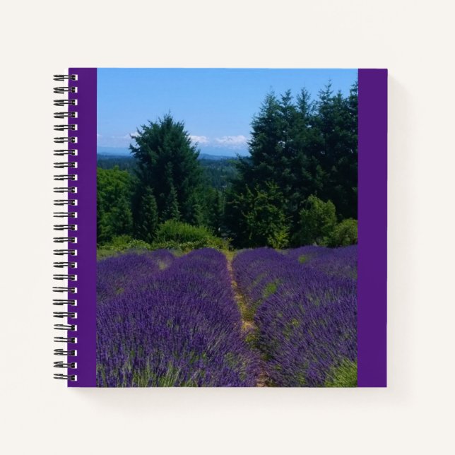 Cuaderno Granja de lavanda (Anverso)