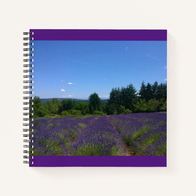 Cuaderno Granja de lavanda (Anverso)
