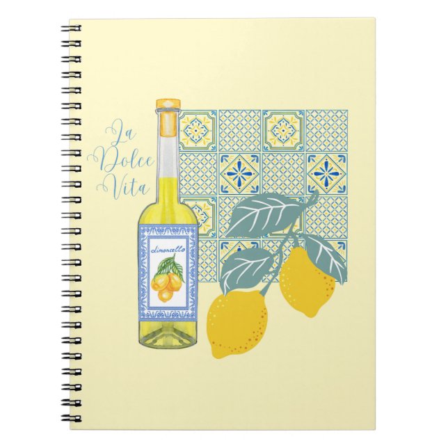 Cuaderno Granja de limones retro (Frente)