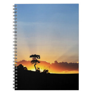 Cuaderno Granja Londrina de la puesta del sol