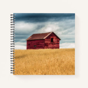 Cuaderno Granjas   Antiguo granero rojo