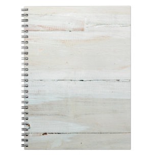 Cuaderno grano de madera blanca de madera blanca