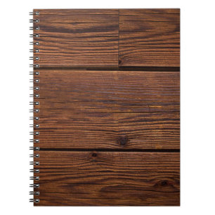 Cuaderno Grano de madera de textura lavado