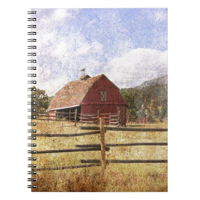 Cuaderno Grano de madera Granja Campestre Occidental Primit (Frente)