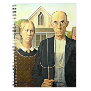 Cuaderno Grant Wood - American Gothic,